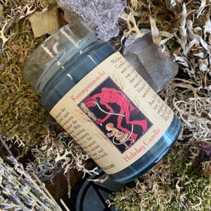 Krampus Holiday Candle