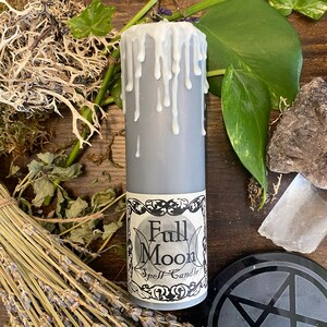 Full Moon Magic Tall Pillar Candle