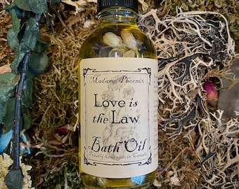 Love is the Law All Natural Bath Oil