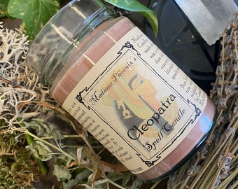 Cleopatra Love & Personal Power Spell candle