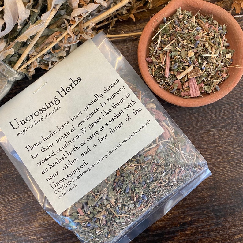 Magical herb blends uncrossing