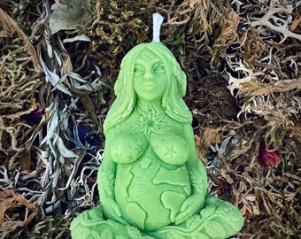 Earth Mother Goddess Altar Candle