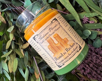 Road to Riches Double Action Spell Candle