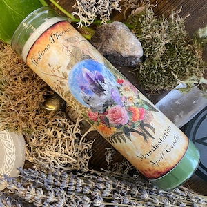 Manifestation Ritual 7 Day style Spell Candle