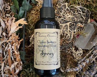 Clean Sweep Magical Cleansing Room Spray/ smokeless smudge/ cologne