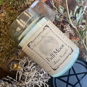 Full Moon Magic Spell Candle