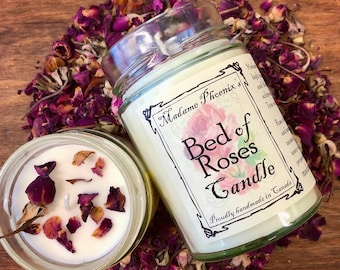 Bed of Rose All Natural Aromatherapy Love Candle