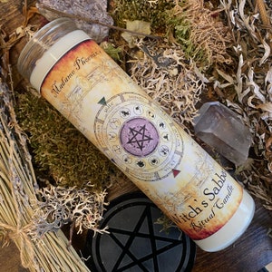 Witch’s Sabbat Altar Ritual Candle