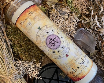 Hexensabbat Altar Ritual Kerze