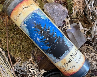Longest Night Solstice Ritual Spell Candle