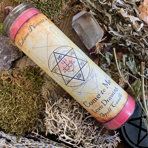 Come to Me Love Spell candle
