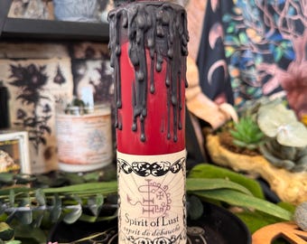 Spirit of Lust Tall Pillar Spell Candle