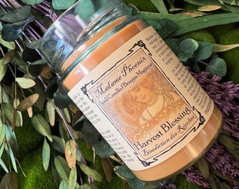 Harvest Blessing Fall Equinox Spell Candle