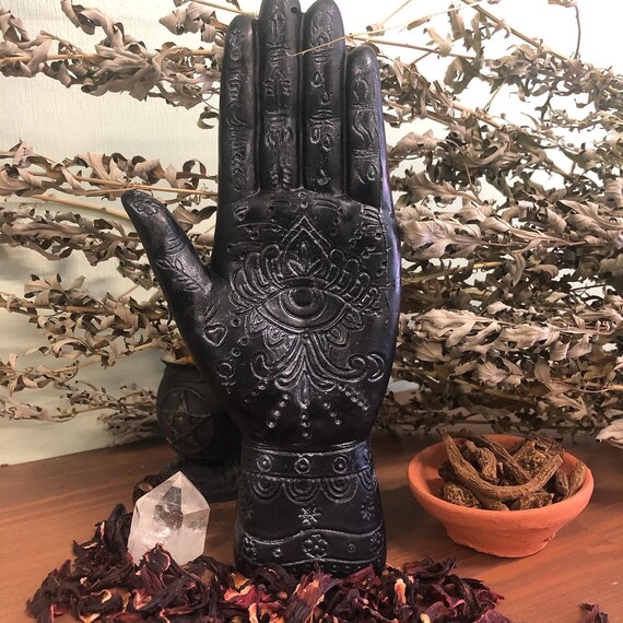 Hand Candle Evil eye protection hand of glory Etsy