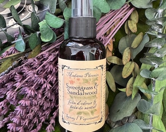 Roomspray veenreukgras en sandelhout