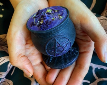 Deluxe Witch's Cauldron Spell Candles