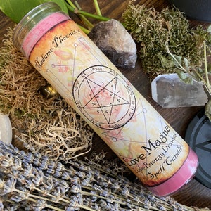 Love Magnet Spell Candle