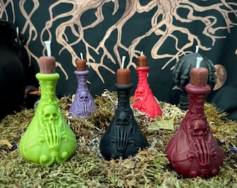 Magic Potion Bottle Candles