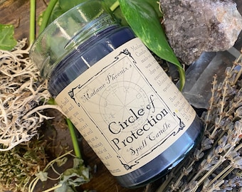 Circle of Protection Magic Spell Candle