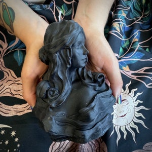 Hekate Goddess Sculpture  Candle