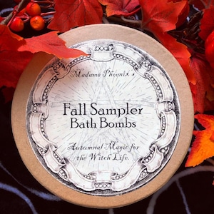 Fall Sampler Witches Bath Bomb Collection