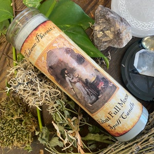 Esbat Full Moon Ritual Spell Candle