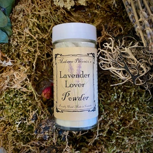 Polvos corporales para amantes de la lavanda