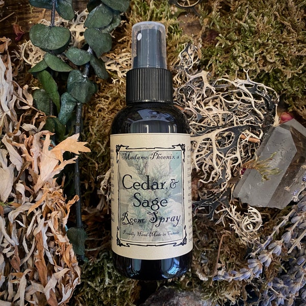 Cedar and Sage Aromatherapy Cleansing Spray