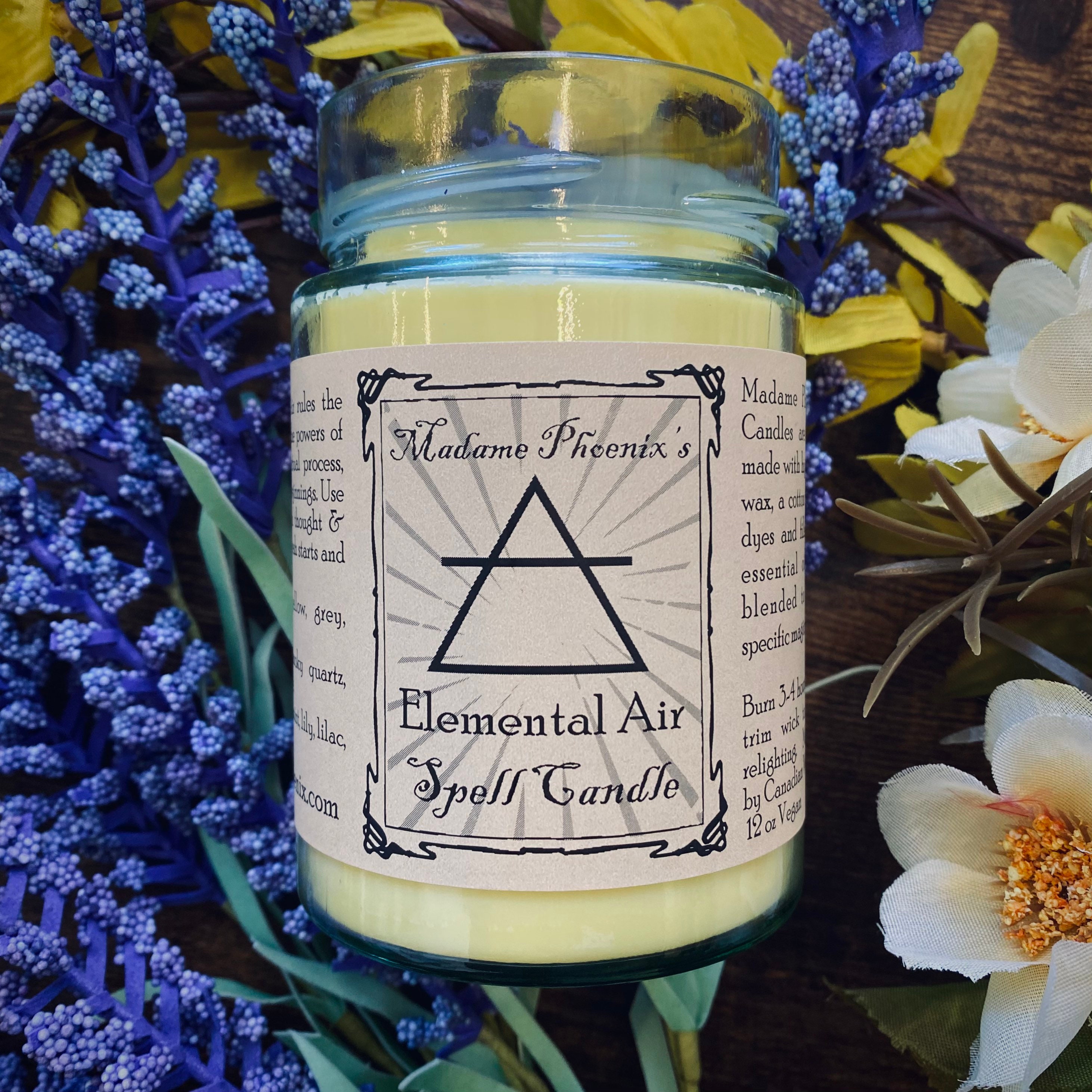 FULL SET Elemental Magic Altar Spell Candles - Etsy