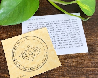 Parchment Seals from the Key of Solomon