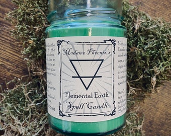 Elements Magic Altar Spell Candle