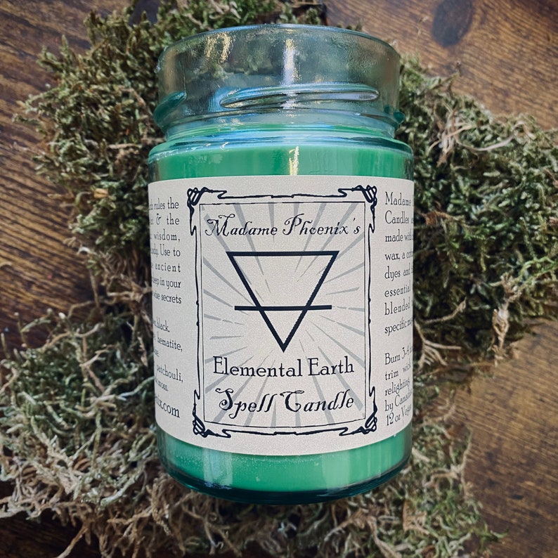 FULL SET Elemental Magic Altar Spell Candles - Etsy
