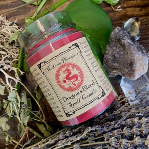 Dragon&#39;s Blood Purification Spell Candle