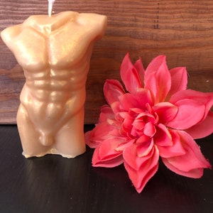 Figure Candle (Male Torso) Gods, Heros, Wild Men Candle