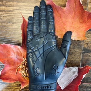 Palmistry Hand Life Size Divination Shaped Candle