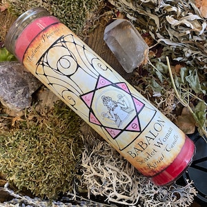 Babalon Scarlet Woman Ritual Candle