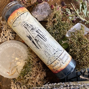 Santa Muerte Ritual Offering Candle