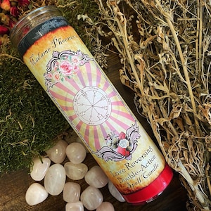 Love Reversing Double Action Spell Candle *** LOVE