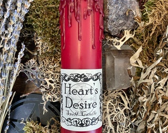 Heart's Desire Magic Spell Candle