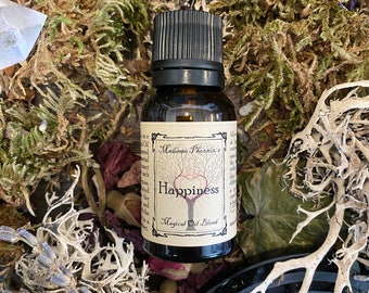 Happiness magical spell oil blend