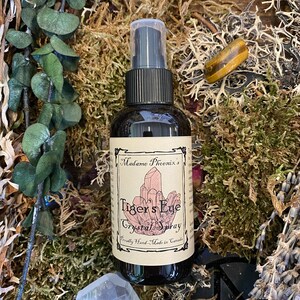 Tiger Eye Crystal Incense Spray