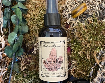 Tiger eye crystal spray