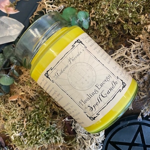 Healing Energy Magic Spell Candle