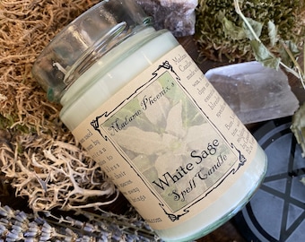 White Sage Cleansing & Blessing Candle