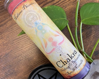 Chakra Balancing Reiki Charged Magic 7 Day Spell Candle