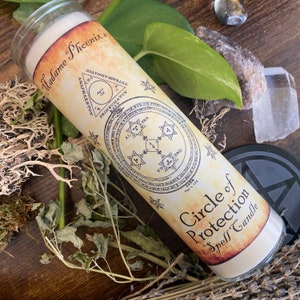 Circle of Protection Magic 7 Day Spell Candles