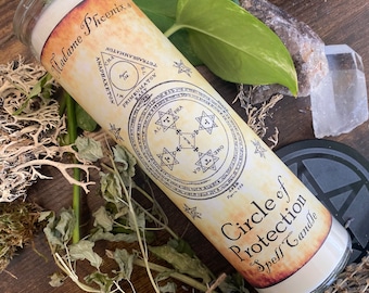 Circle of Protection Magic 7 Day Spell Candles