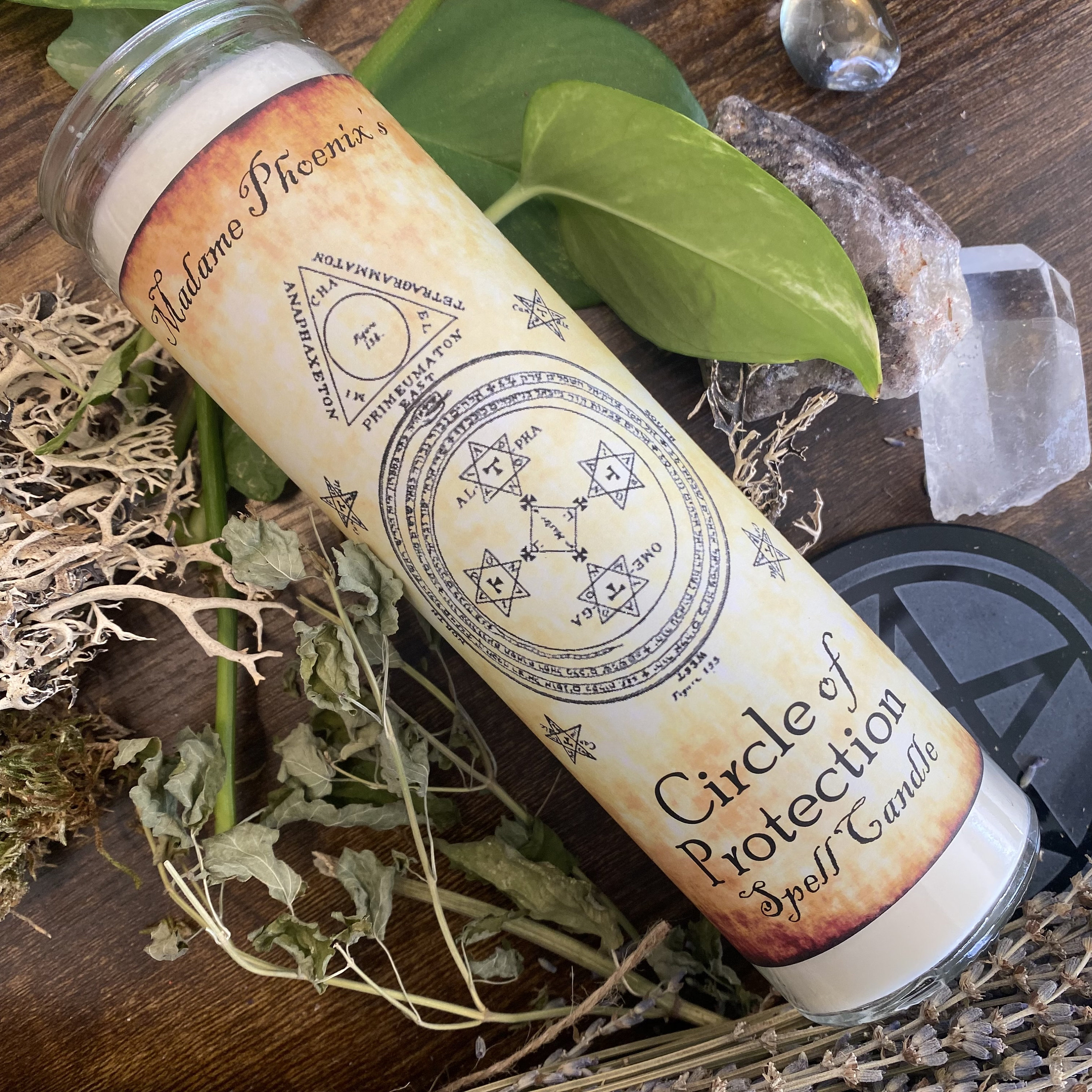 Circle of Protection Magic 7 Day Spell Candles - Etsy