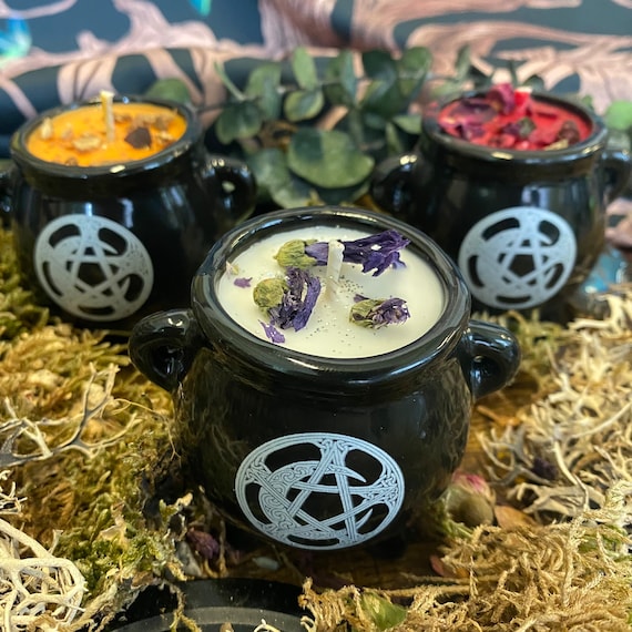 Moon Magic Cauldron Candles