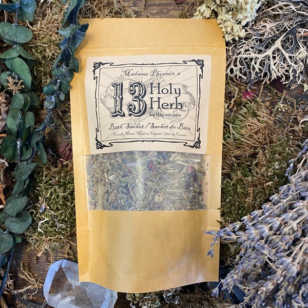 13 Holy Herb Spiritual Bath Sachet